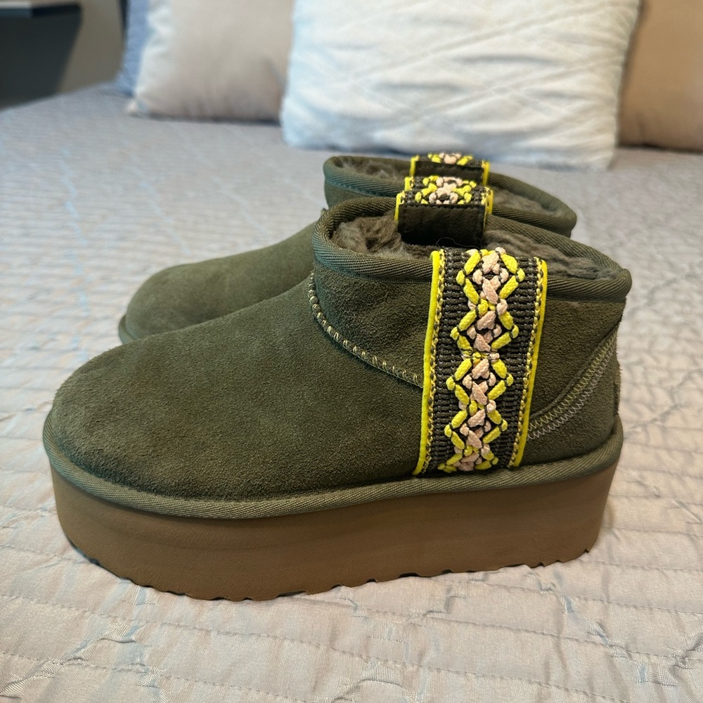 Ugg Ultra Minis Size 5, worn twice
